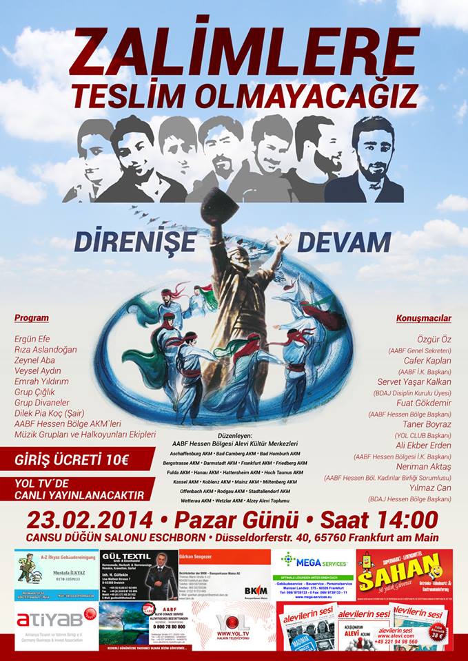 Zalimlere Teslim Olmayacağız