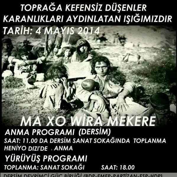 Dersim Soykırımı Anma Günü