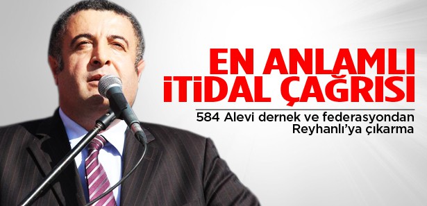 584 Alevi örgütünden Reyhanlı'ya çıkarma