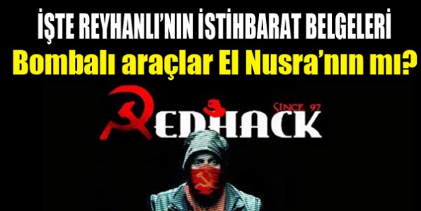 Redhack: Bombalı araçları El Nusra Hazırladı
