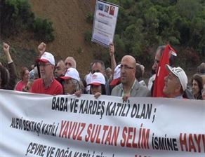 Alevilerden 3. köprü protestosu