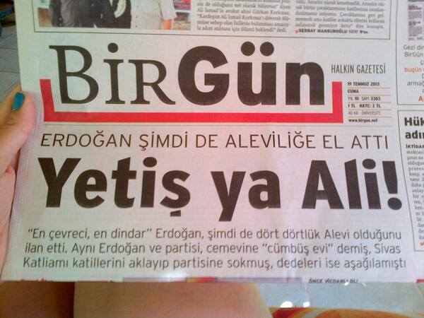 Yetiş Ya Ali! / Birgün Gazetesi