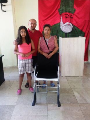 Didim Cemevine Bağışlanan Tekerlekli Sandalyeler İhtiyaç Sahiplerine Verildi