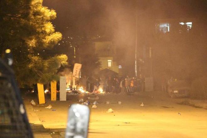 Cemevi protestosuna biber gazı
