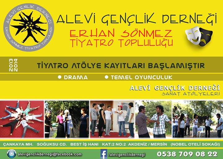 Mersin Alevi Gençlik Derneği'nden Tiyatro Kursu
