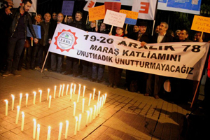 Galatasaray Meydanı’nda 40 mum yakıldı…