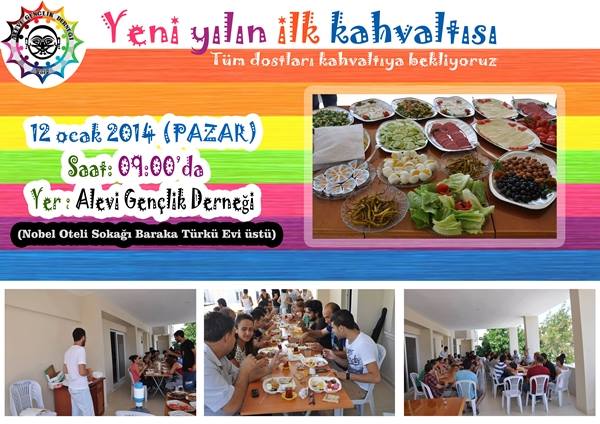Alevi Gençlik Derneği'nden Kahvaltı Etkinliği
