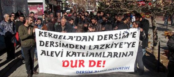 Dersim'de Suriye'deki Alevi katliamına tepki
