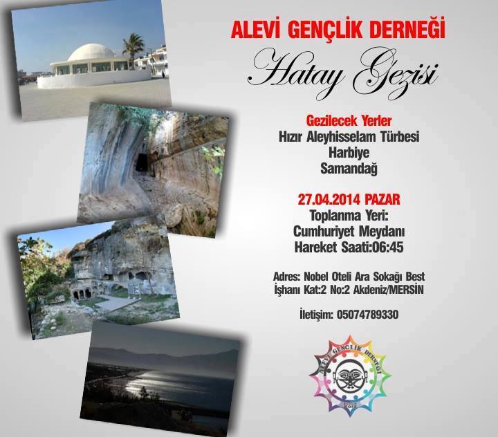 Mersin Alevi Gençlik Derneği'nden Hatay Gezisi