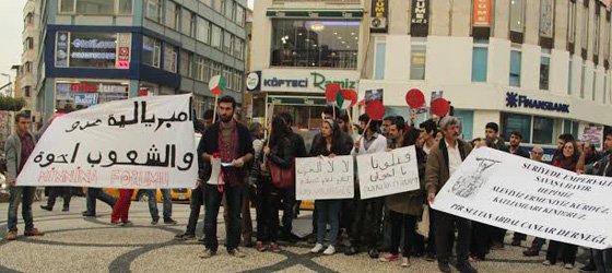 Kesab'taki saldırılar Kadıköy'de lanetlendi