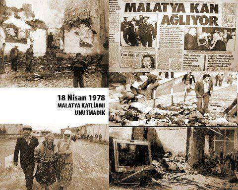 18 Nisan 1978 Malatya Katliamı Yüreklerde Hala Kanıyor