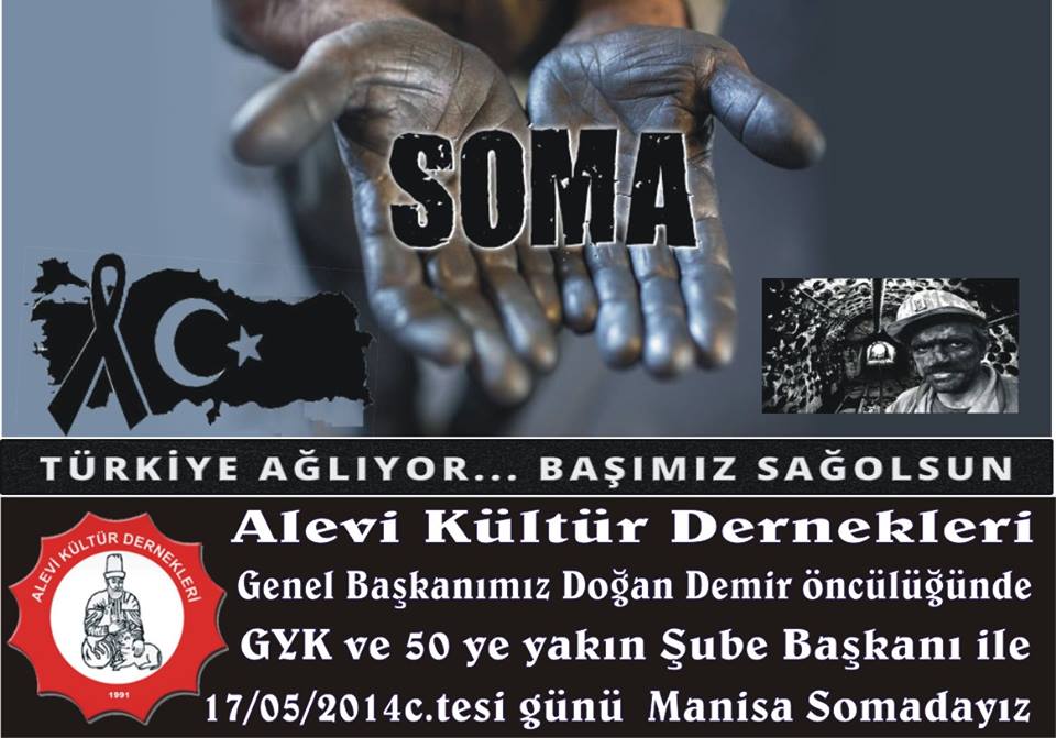 Alevi Kültür Dernekleri 50 kişilik Heyetle Bugün Somaya Gidiyor