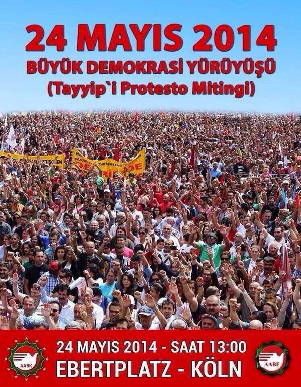 AABF'den 24 Mayıs 2014 Büyük Demokrasi Yürüyüşe ÇAğrı